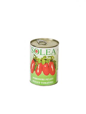 SOLEA WHOLE PEELED TOMATOES 500 GR
