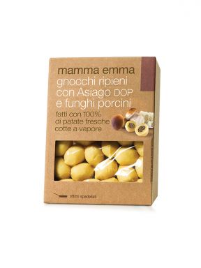 MAMMA EMMA FRESH GNOCCHI FILLED WITH ASIAGO & PORCINI 350 GR
