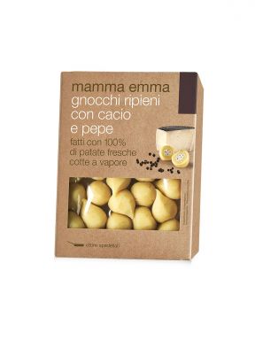 MAMMA EMMA POTATO GNOCCHI FILLED W/CACIO & PEPPER 350 GR