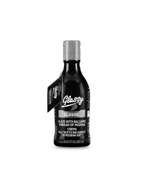 GLASSY - SILVER PLAIN BALSAMIC GLAZE 8.4 fl. oz