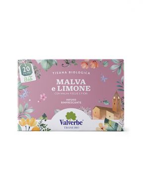 VALVERBE MALLOW AND LEMON TEA  20 BAGS 1.07 oz.