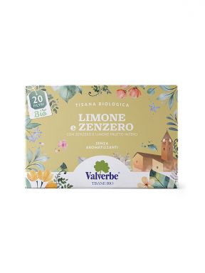 VALVERBE LEMON & GINGER TEA BIO 20 BAGS