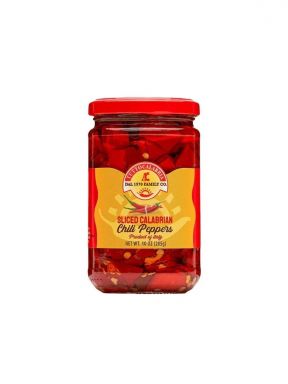 T/C SLICED CALABRIAN CHILI PEPPERS 285 GR