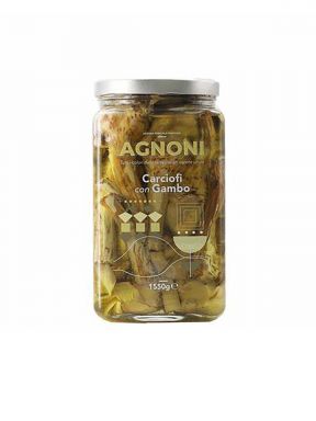 AGNONI ARTICHOKES W/STEM 1550 ML