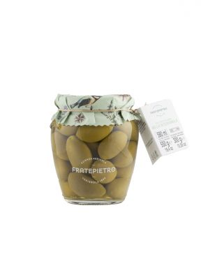 BELLA VEDUTA CERIGNOLA GREEN OLIVES 20 OZ.
