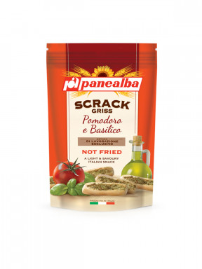 PANEALBA SCRACK GRISS TOMATO & BASIL CRACKERS 3.5 OZ