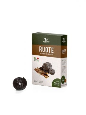 MENOZZI LICORICE RUOTE 120 GR