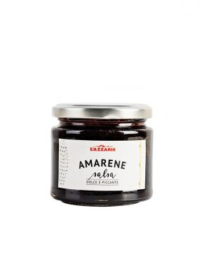 LAZZARIS BLACK CHERRY MOSTARDA 8.45 oz.