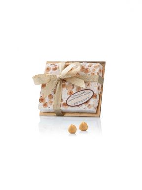 ANT HARD NOUGAT W/HAZELNUTS GOLD SQUARE 150 GR