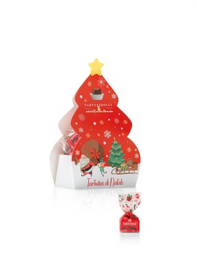 ANT CHRISTMAS TREE RED CHOCOLATE TRUFFLES 180 GR