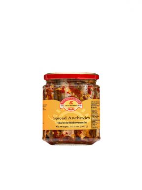 TUTTO CALABRIA SPICED ANCHOVIES FROM THE MEDITTERANEAN SEA 10 oz.