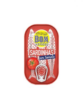 BOM PETISCO SARDINES IN TOMATO 120 GR