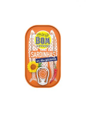 BOM PETISCO SARDINES IN SPICY OIL 120 GR