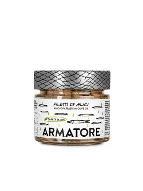 ARMATORE ANCHOVY FILLETS IN EXTRA VIRGIN OLIVE OIL 7 OZ.