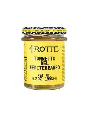 4 ROTTE MEDITERRANEAN TUNA FILLETS IN OIL 190 GR