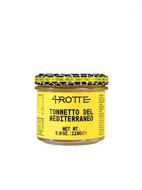 4 ROTTE MEDITERRANEAN TUNA FILLETS IN OIL 110 GR