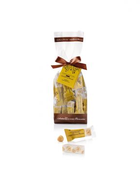 SMALL CRUNCHY TORRONCINO WITH HAZELNUTS BAG 8.8 oz.