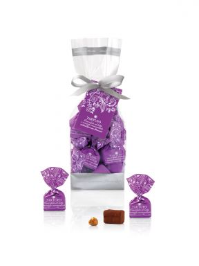 CHOCOLATE & CARAMELIZED HAZELNUT TRUFFLES 200 GR