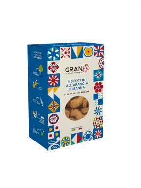 TUMMINELLO GRANISI COOKIES W/MANNA & ORANGE 210 GR
